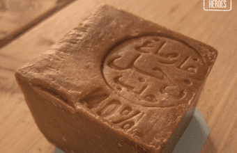 Nieuwe held: aleppo zeep uit het stadje Aleppo