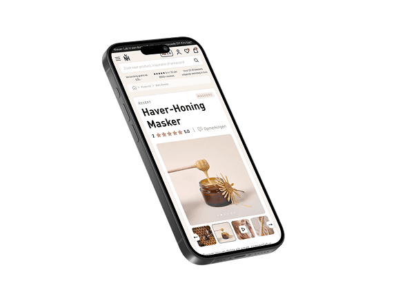 Natural Heroes recept op mobiel
